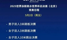 世俱杯平台下载:2025北京跳水世界杯总决赛赛程时间表 中国“梦之队”参赛名单